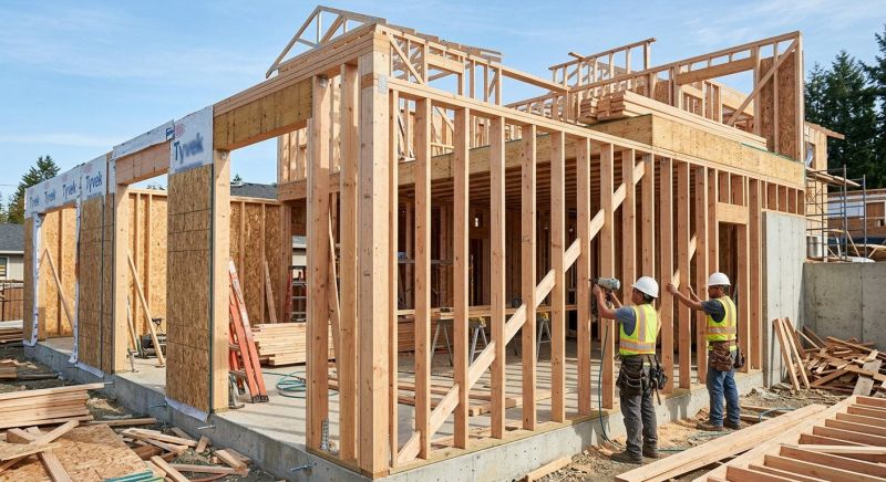 Basement Wall Framing in Wilmington, NC