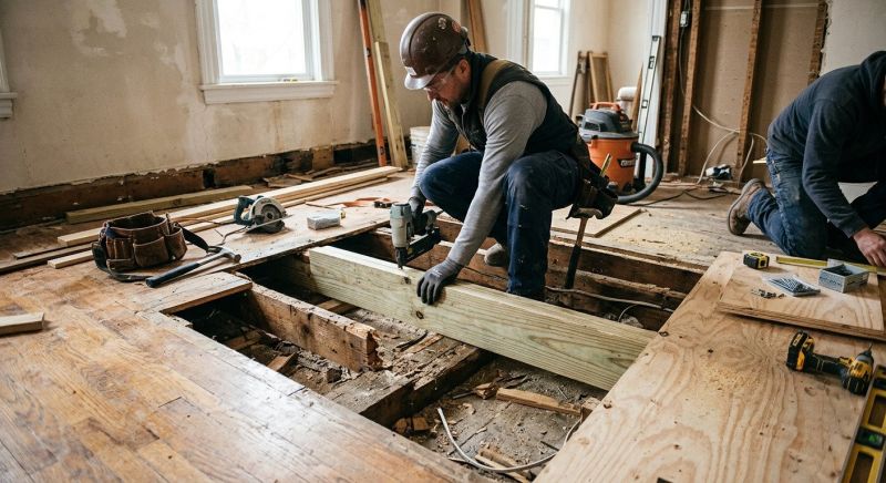 Floor Joist Replacement in Conroe, TX